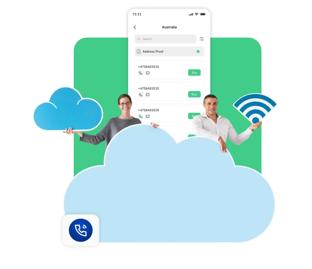 Cloud telephony platform interface