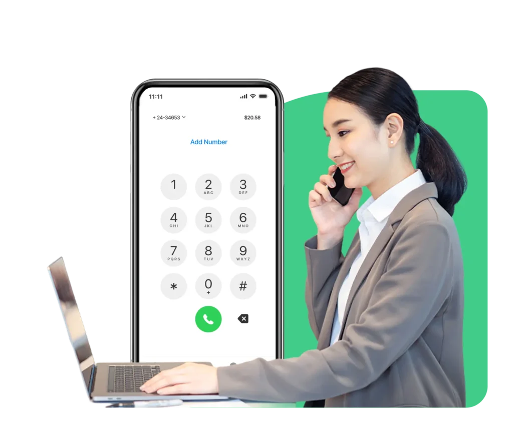 Symbolizing the features and convenience of Phone number porting