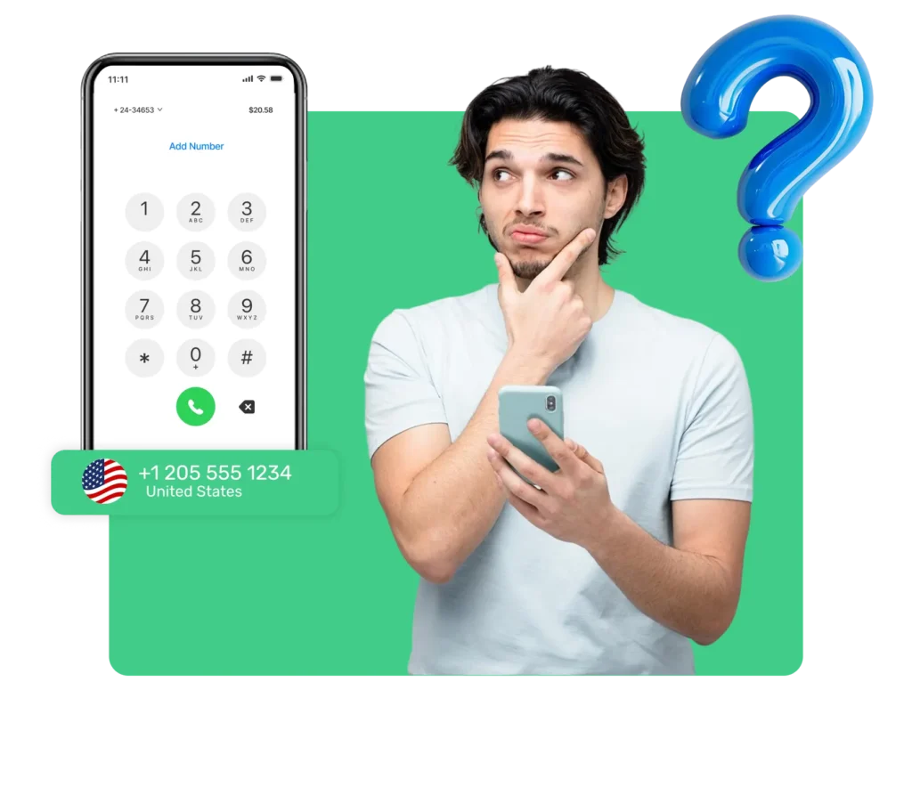 Dialinger app interface and key benefits of using Dialinger virtual numbers for businesses