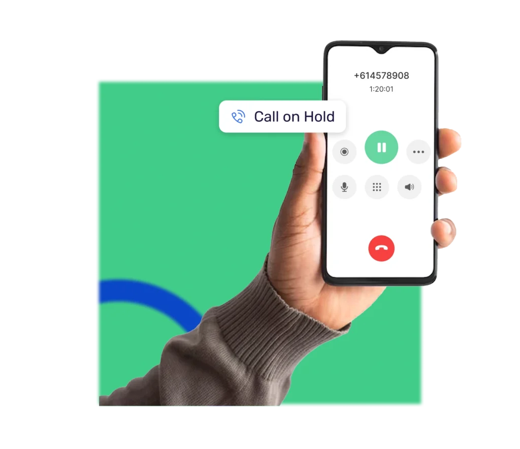 Call on hold