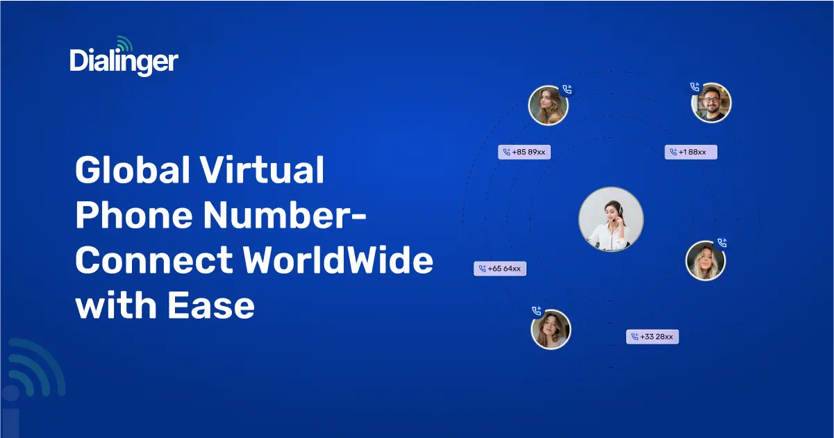 Dialinger global virtual phone number service connecting international clients with local numbers worldwide