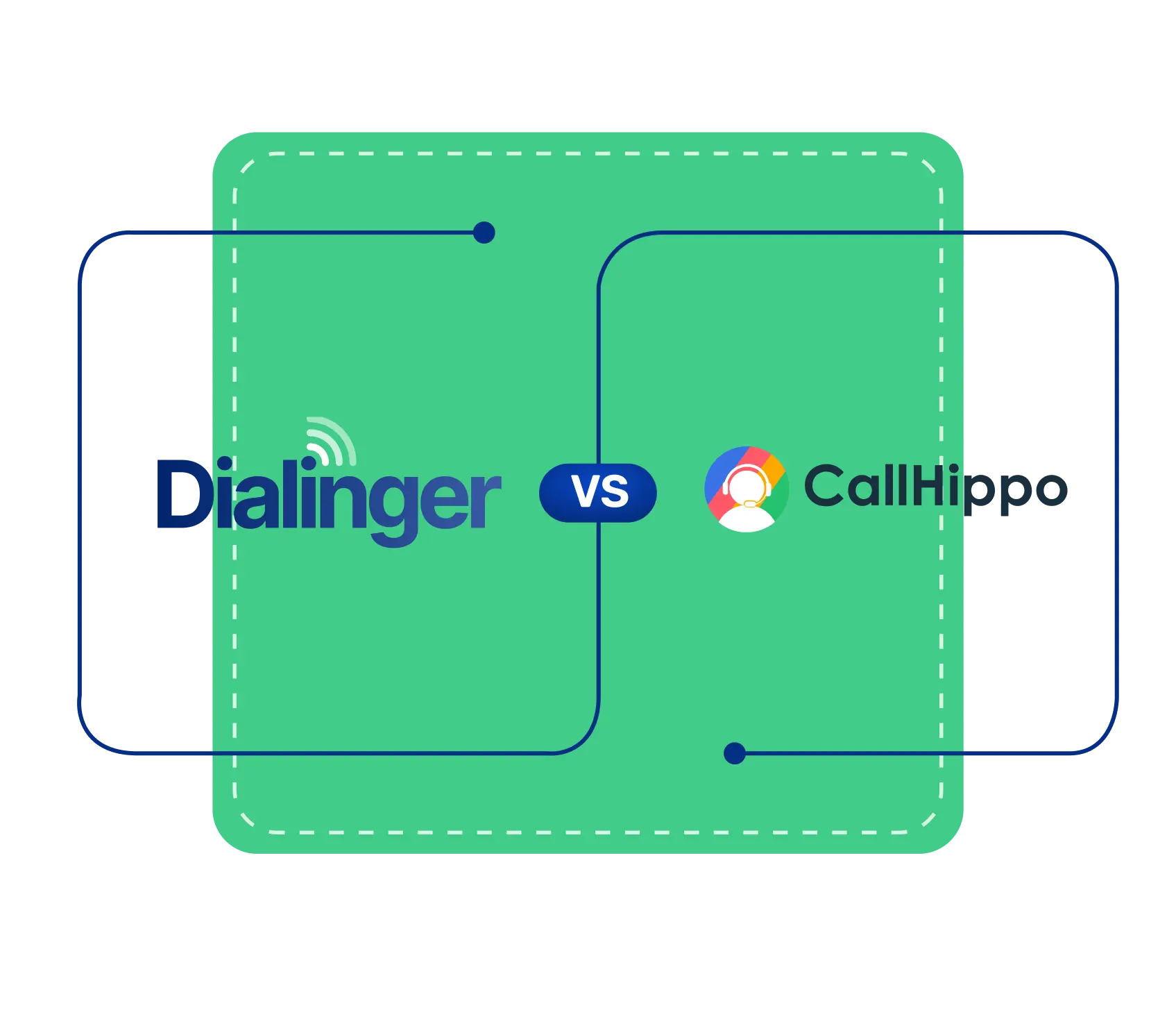 Dialinger vs CallHippo virtual phone system comparison