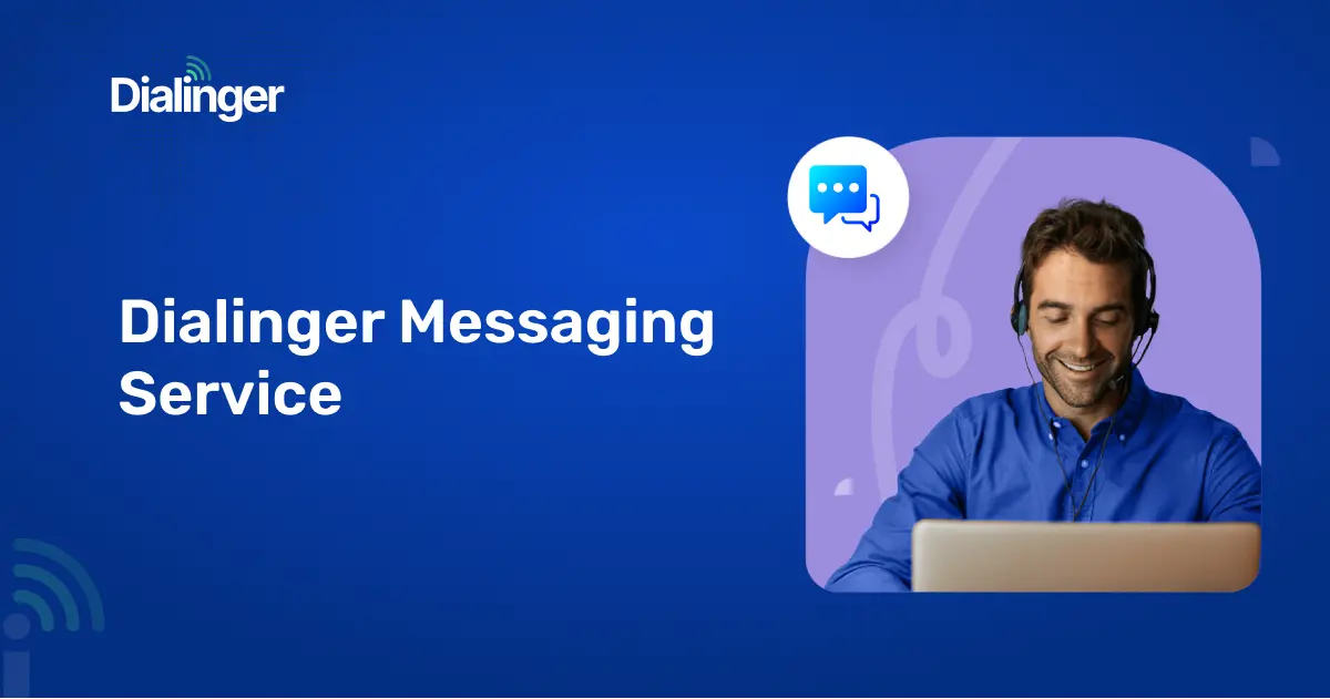 Smiling man using laptop for business messaging communication