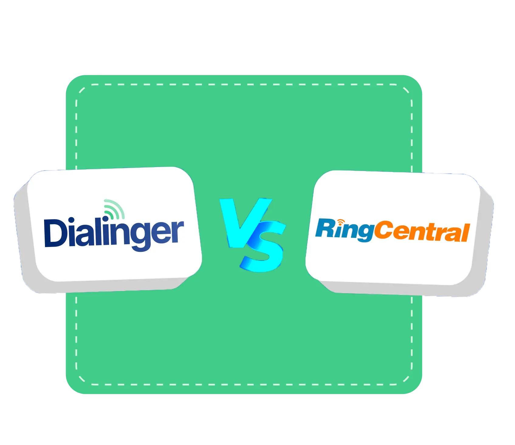 RingCentral alternative virtual phone systems comparison graphic.