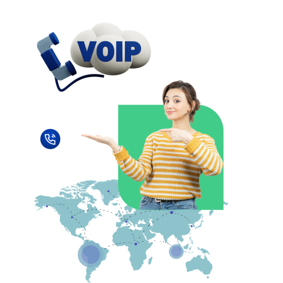 Affordable VoIP phone service and international business communication.